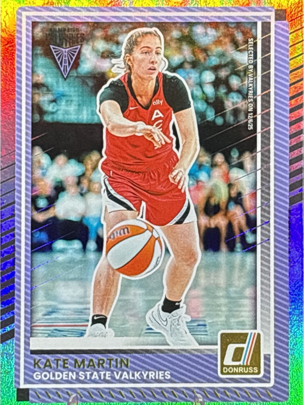 Panini Donruss Kate Martin Holo Foil Basketball Trading Card
